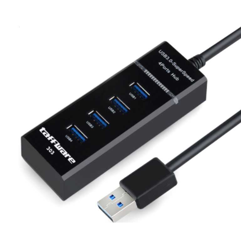 High Speed 4 Ports USB HUB 3.0 Adapter - 303 / Hub Splitter Portable OTG Hub USB For Macboock Air Laptop Pc Tablet / Usb Adapter Tipe C / Extension Data Cord 4 port USB Aluminium Alloy / USB Port Hub Audio Gaming Orico Murah Original