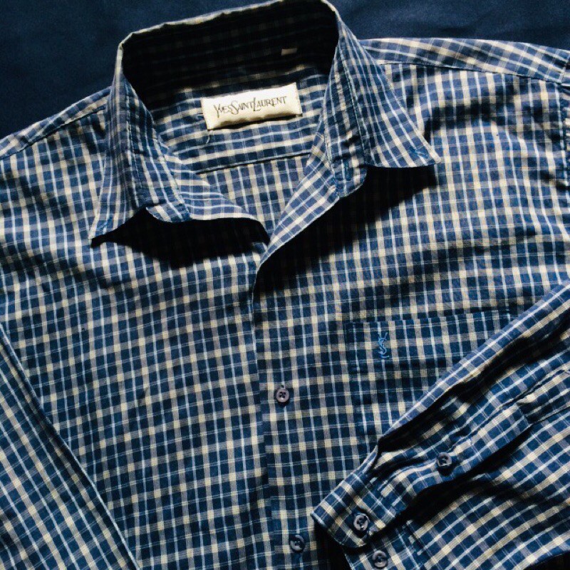 Kemeja YvesSaintLaurent Lengan panjang