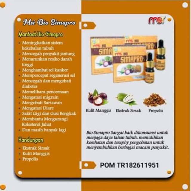 MSI BIO SIMAPRO 100% ORIGINAL