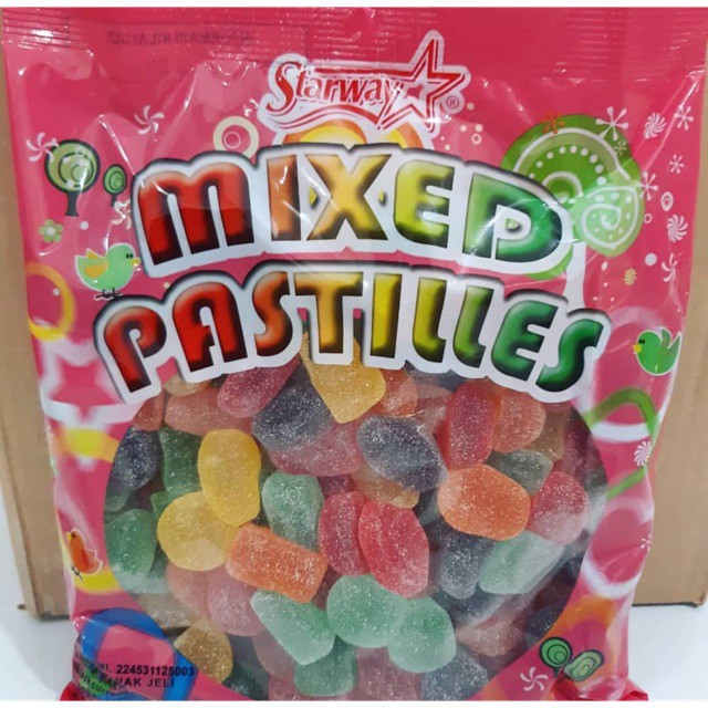 

Jelly Mixed Pastilles 1 kg Starway Permen Jelly Malaysia Rasa Buah Murah