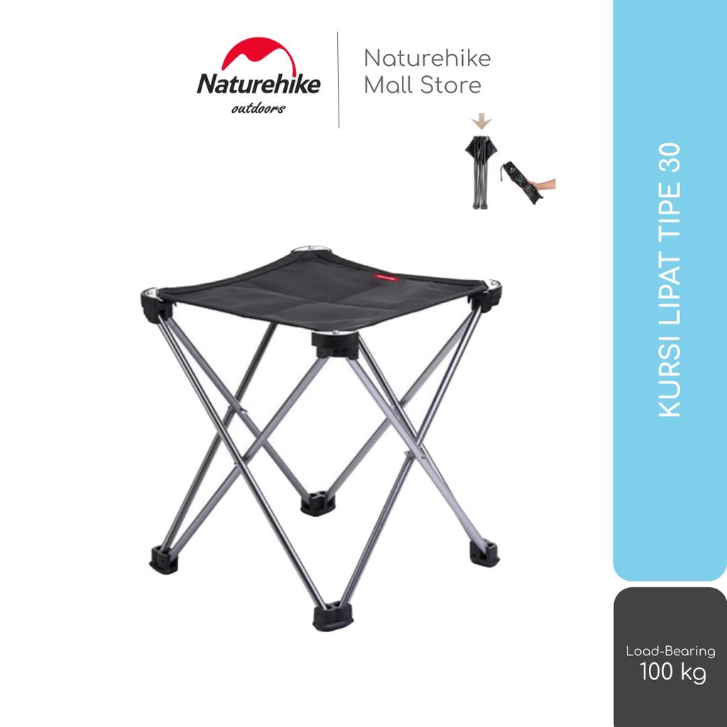 KURSI LIPAT NATUREHIKE NH20JJ019 TIPE 30 PORTABLE CAMPING OUTDOOR