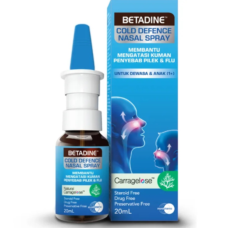 BETADINE COLD DEFENCE NASAL SPRAY 20ML