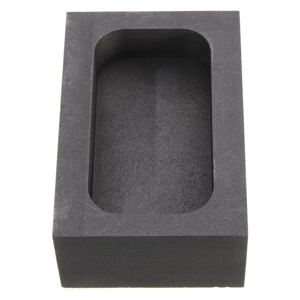 [Elegan] Graphite Crucible 5OZ Scrap Leleh Untuk Emas Perak 55*37*20mm Bangunan Logam