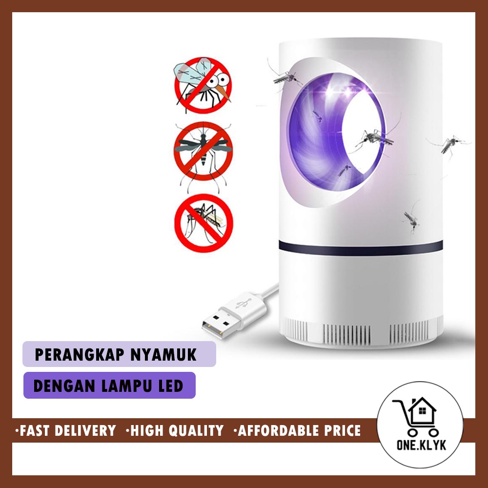 Perangkap Nyamuk dengan Lampu LED Elektrik Mosquito Catcher | Mosquito Killer LED Lamp USB