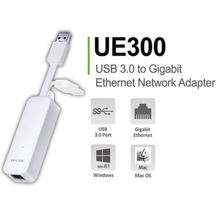 Original TP-LINK UE300 USB 3.0 Gigabit Ethernet Network Adapter TP-LINK UE300 USB 3.0 To LAN Gigabit Lan 1000Mbps UE 300 TPLINK UE300 USB TO LAN GIGABIT USB to Lan TP-Link UE300 USB 3.0 to Gigabit SuperSpeed Ethernet Adapter ORIGINAL GARANSI RESMI 1 TAHUN