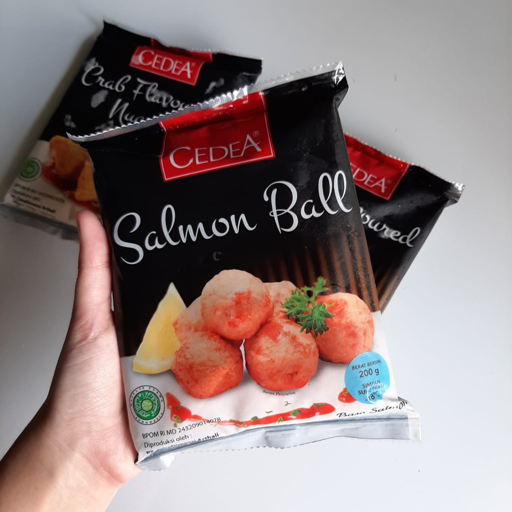 Jual Cedea Salmon Ball 200gr Shopee Indonesia