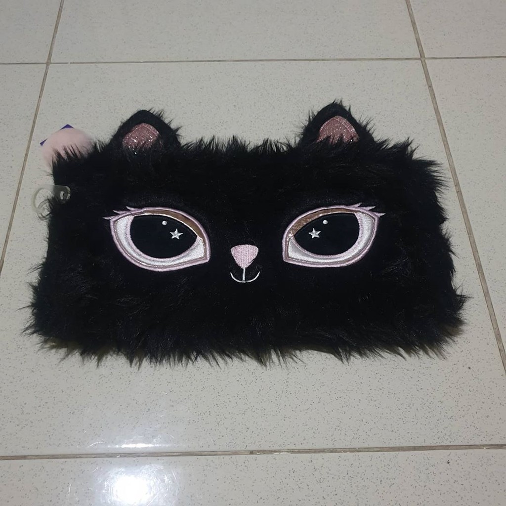 

Anko Fluffy Pencil Case Cat - Tempat Pensil Lucu