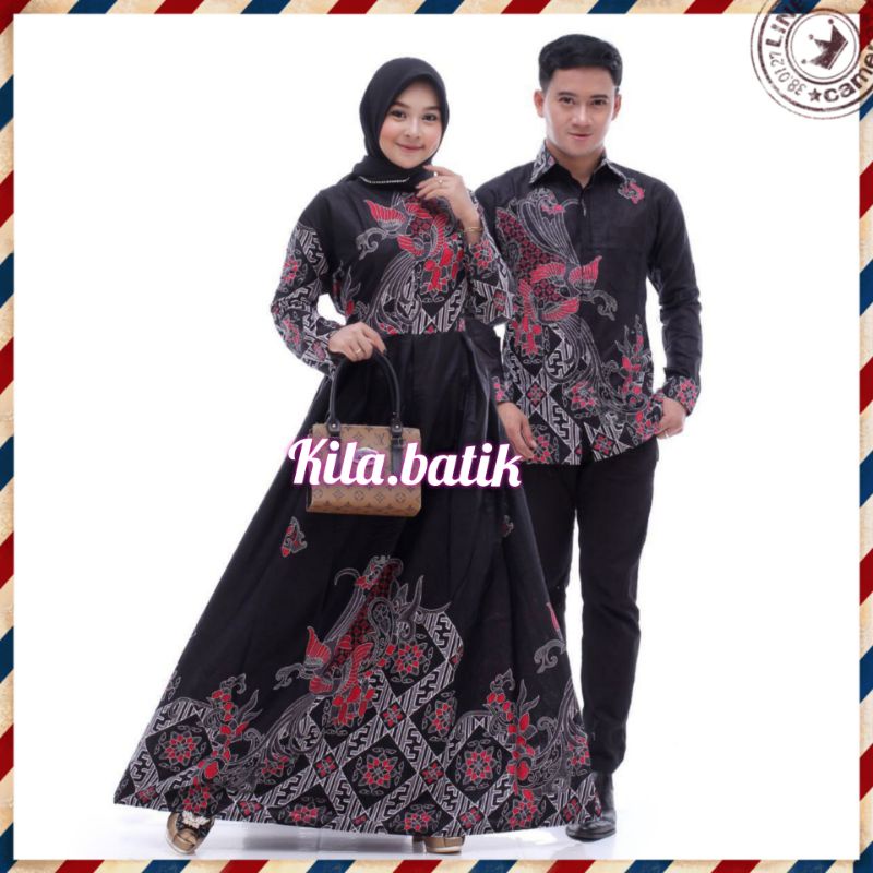 Maura Couple Sania Ruffle Batik Couple ori Ndoro jowi DNT Garansi Termurah S M L XL XXL