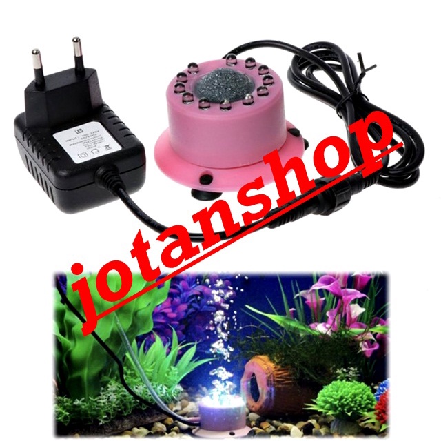 PAKET HORISEA LED Air stone airstone bubble lamp lampu gelembung udara aquarium aquascape