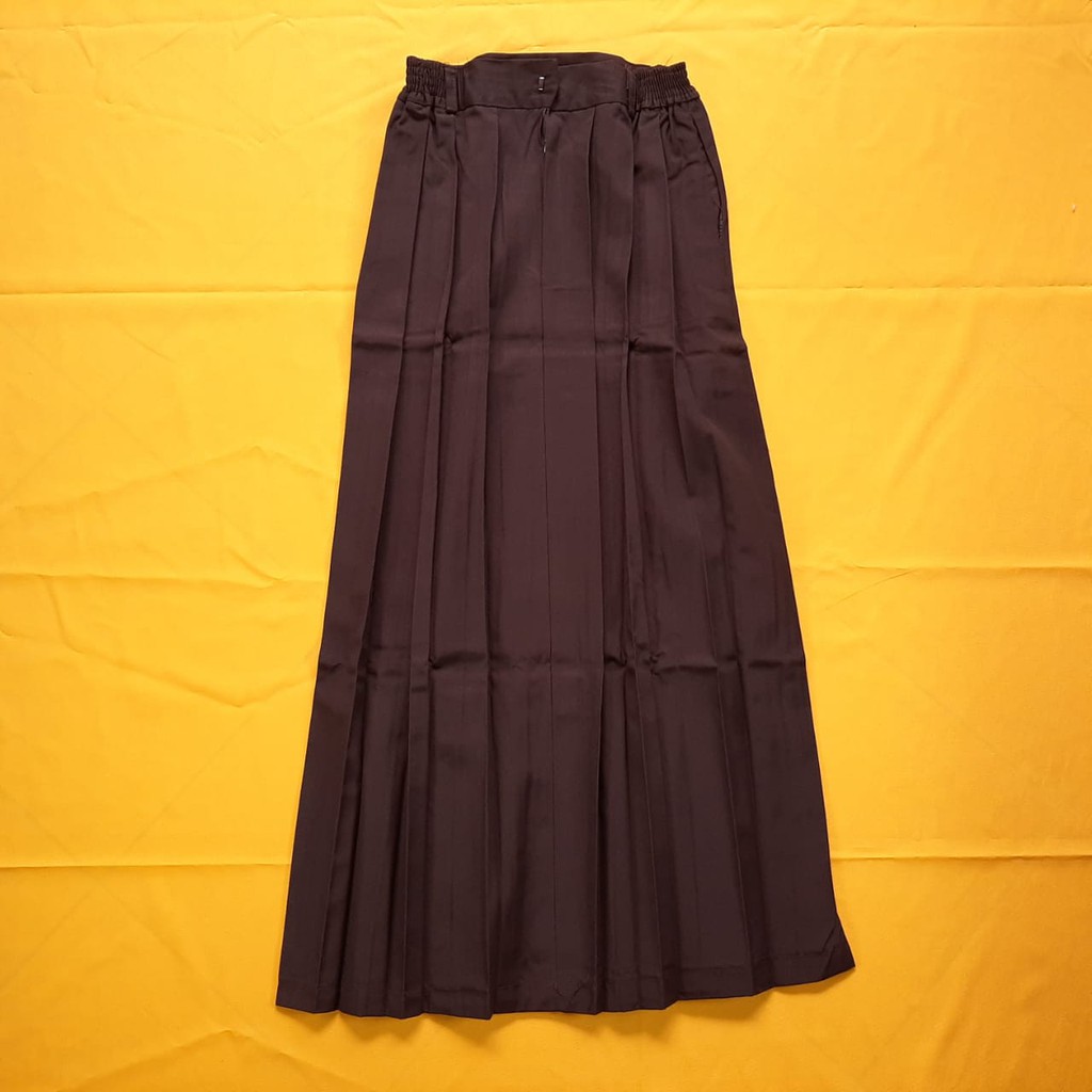 Rok Maxi Rempel Coklat SMP dan SMA Merek Bullova