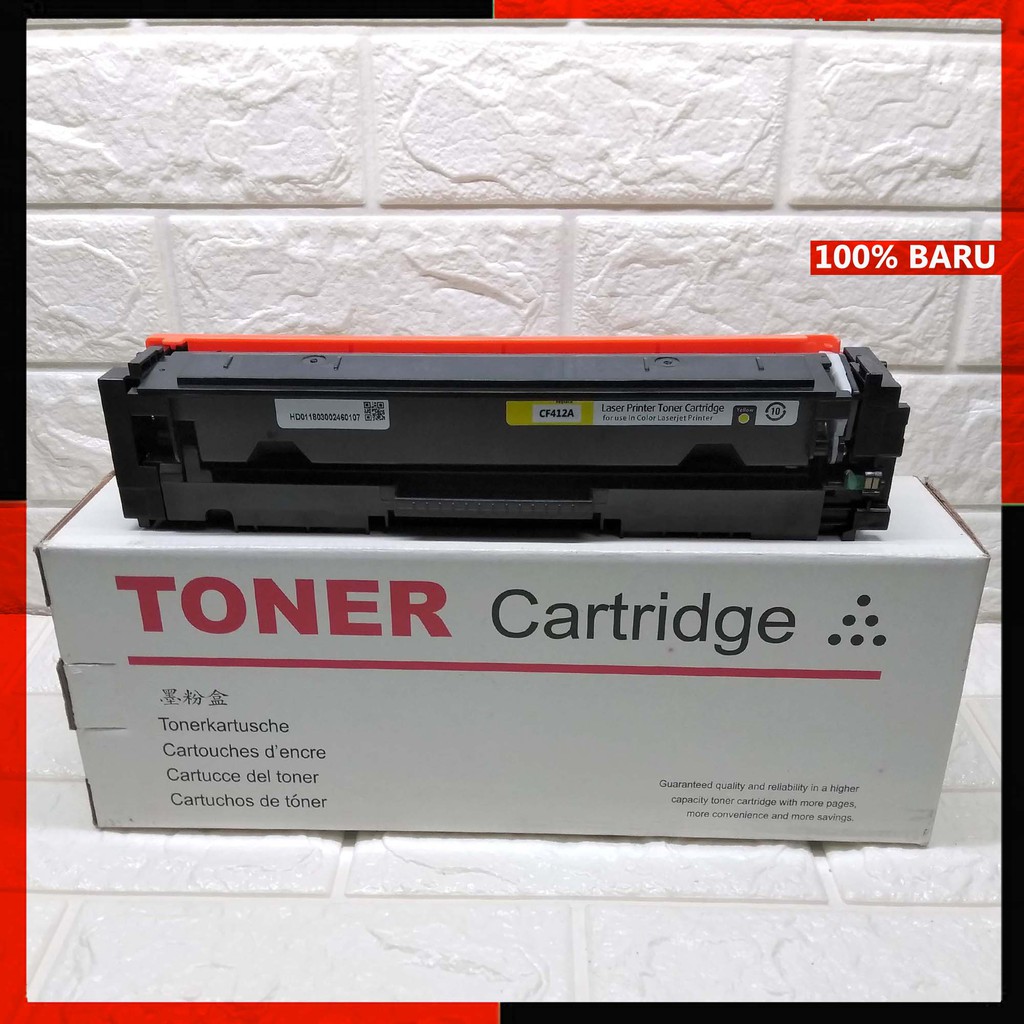 Toner Cartidge Compatible Untuk Printer HP LaserJet Pro M452/M477 cartridge CF412A – Yellow