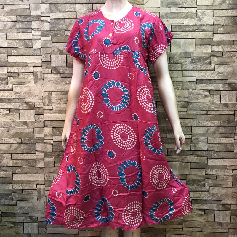 DASTER BALI MURAH MOTIF KEMBANG | BATIK AQILAH-KC 6