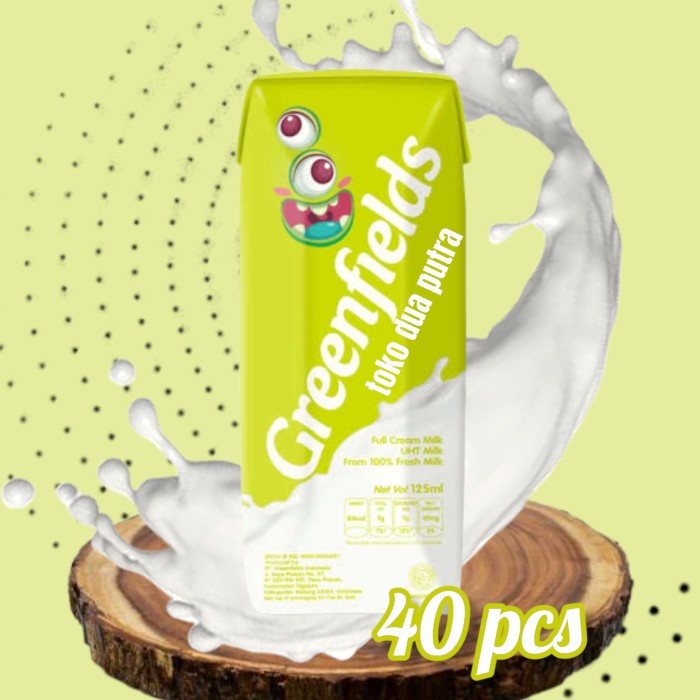 

(BISA COD) Susu Greenfields Full Cream Milk 125 Ml X 40PSC susu