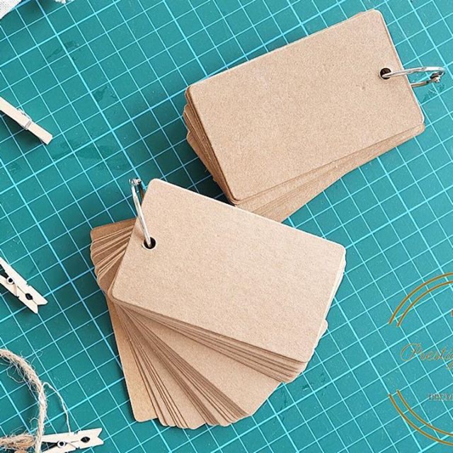 

Note Binder (Kraft Paper) / Kartu Coklat dengan Ring