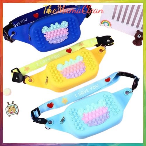 TAS POP IT PINGGANG / WAIST BAG POP IT ANAK