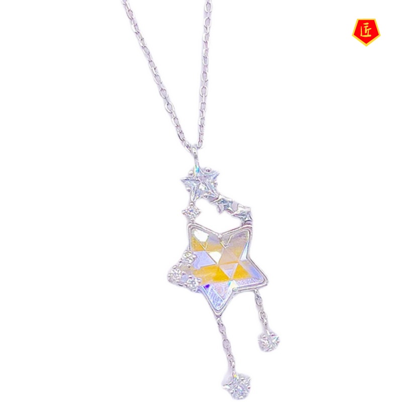 Wishing Star Aurora Glaze XINGX Women's High-Grade Necklace