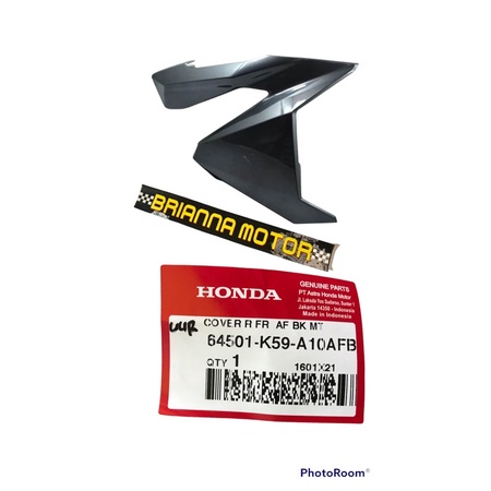 COVER LAMPU DEPAN KANAN HITAM METALIK VARIO 125 150 ORI HONDA 64501 K59 A10AFB