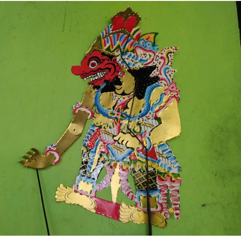✶Big Sale wayang kertas Kumbokarno/Buto raton tinggi wayang -+80cm Z37 ✶