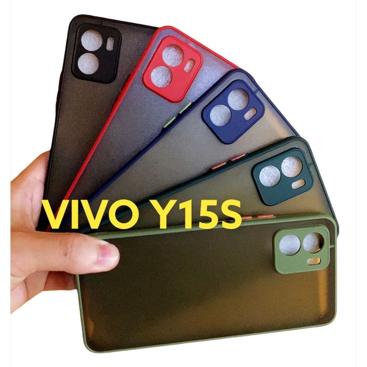 MN - VIVO Y15S CASE DOVE HYBRID MATTE AERO MY CHOICE PELINDUNG CAMERA Vivo Y15S case dove hybrid mat