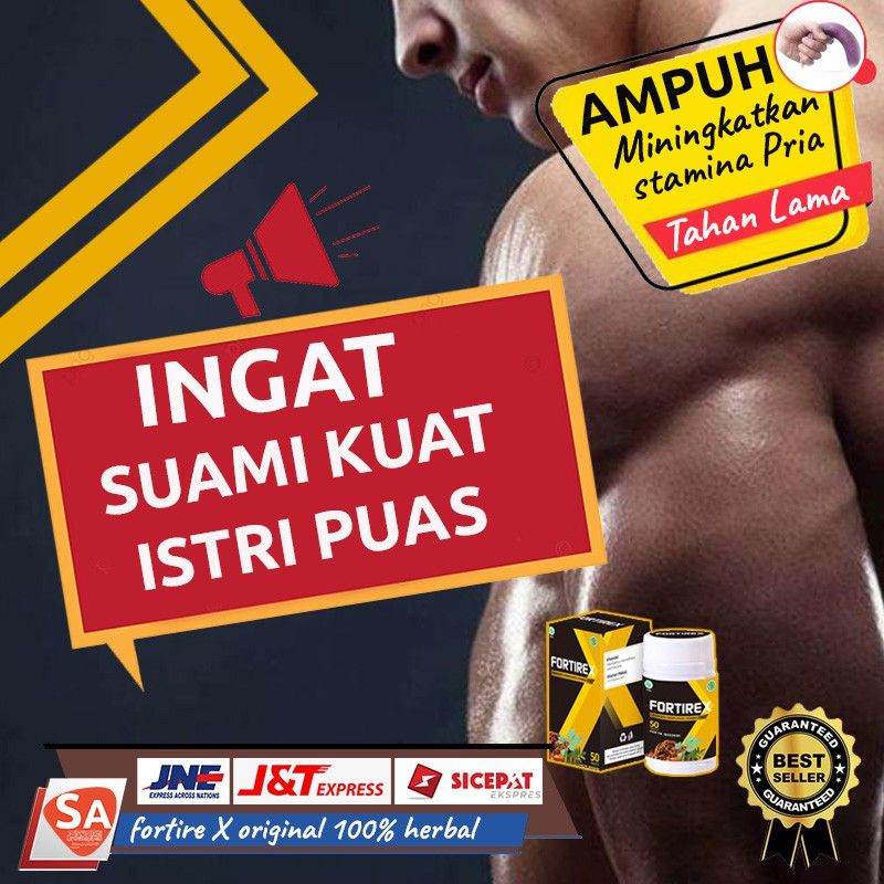 obat kuat sex kesehatan sexsual jamu ejakulasi dini loyo lemah syahwat ampuh Fortirex 50 kapsul