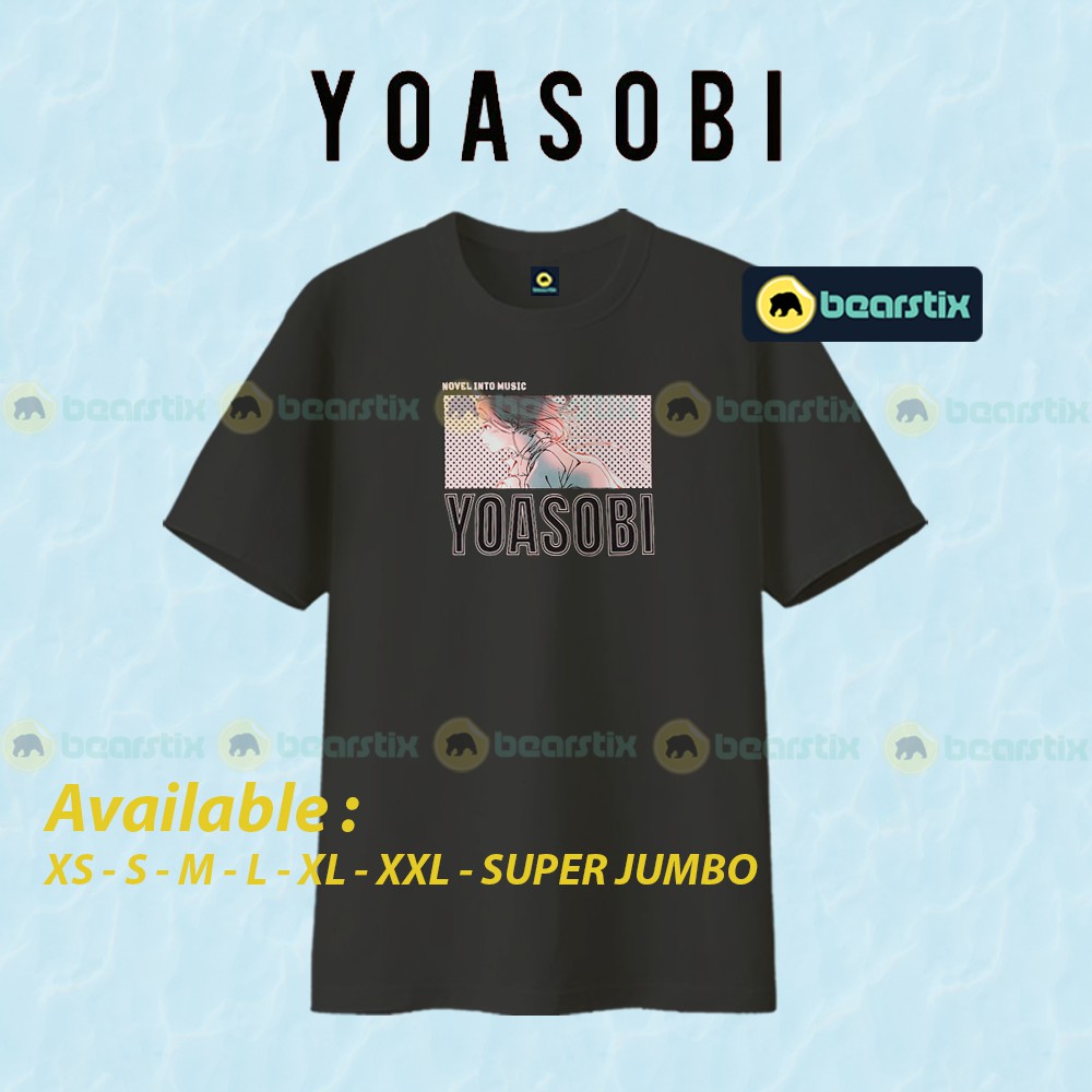 TSHIRT KIBIJUARU KEY VISUAL ICON YOASOBI X UNIQLO T-SHIRT STREETWEAR TOP JAPAN KAOS DISTRO -BEARSTIX