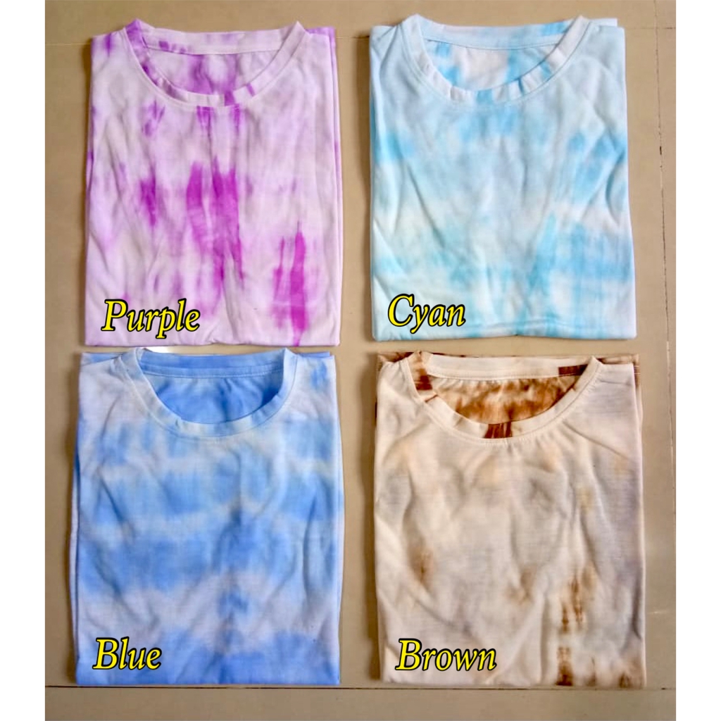 Kaos Oblong Unisex TIE DYE / Atasan Unisex TIE DYE L / XL