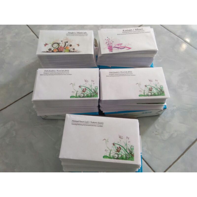 

Custom amplop kondangan, lebaran, angpau, dll