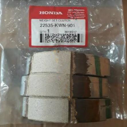 HONDA ORI AHM WEIGHT SET CLUTCH 22535-KWN-901 KAMPAS GANDA VARIO 125