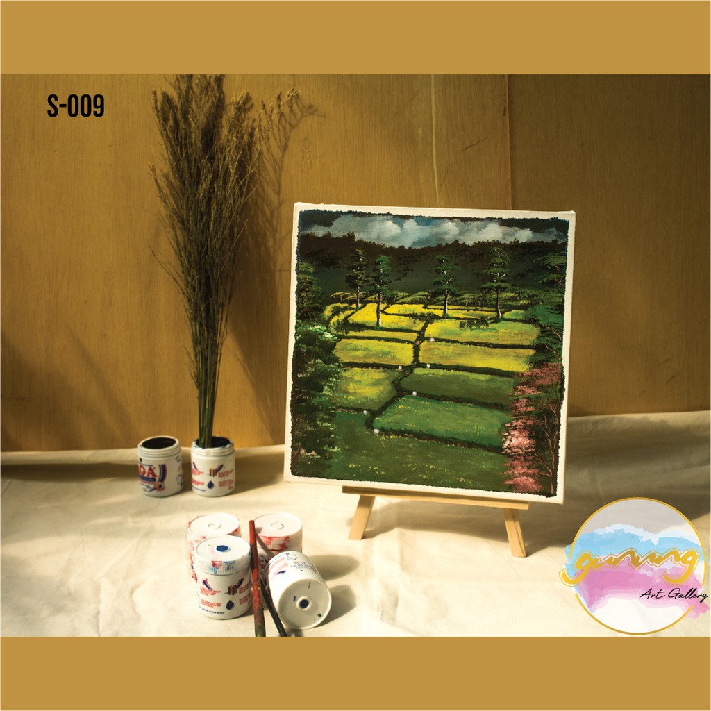 Lukisan Pemandangan Alam Kanvas | S-009