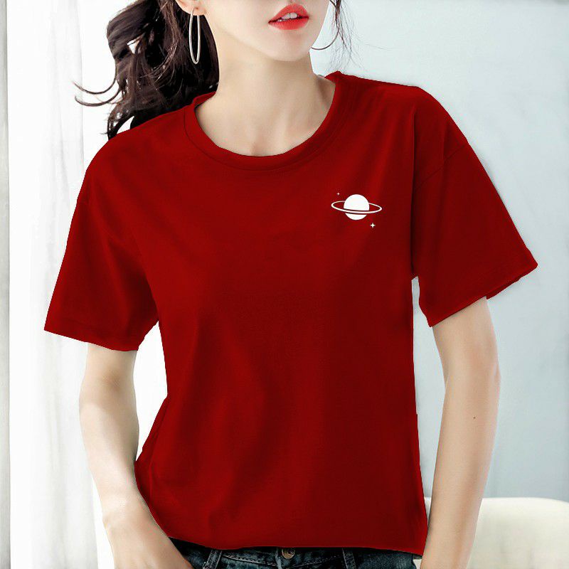 kaos wanita PLANET MINI atasan wanita distro baju kaos lengan pendek perempuan fashion cotton combed