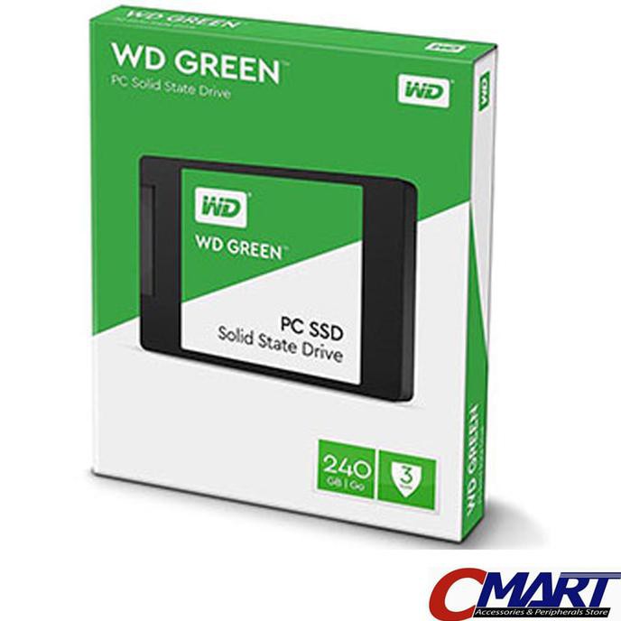 Wd Green Ssd 240Gb Solid State Drive 240 Gb - Wds240G1G0A Termurah