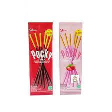 

Glico Pocky sachet Rasa Coklat @12gr, Stwaberry @11gr