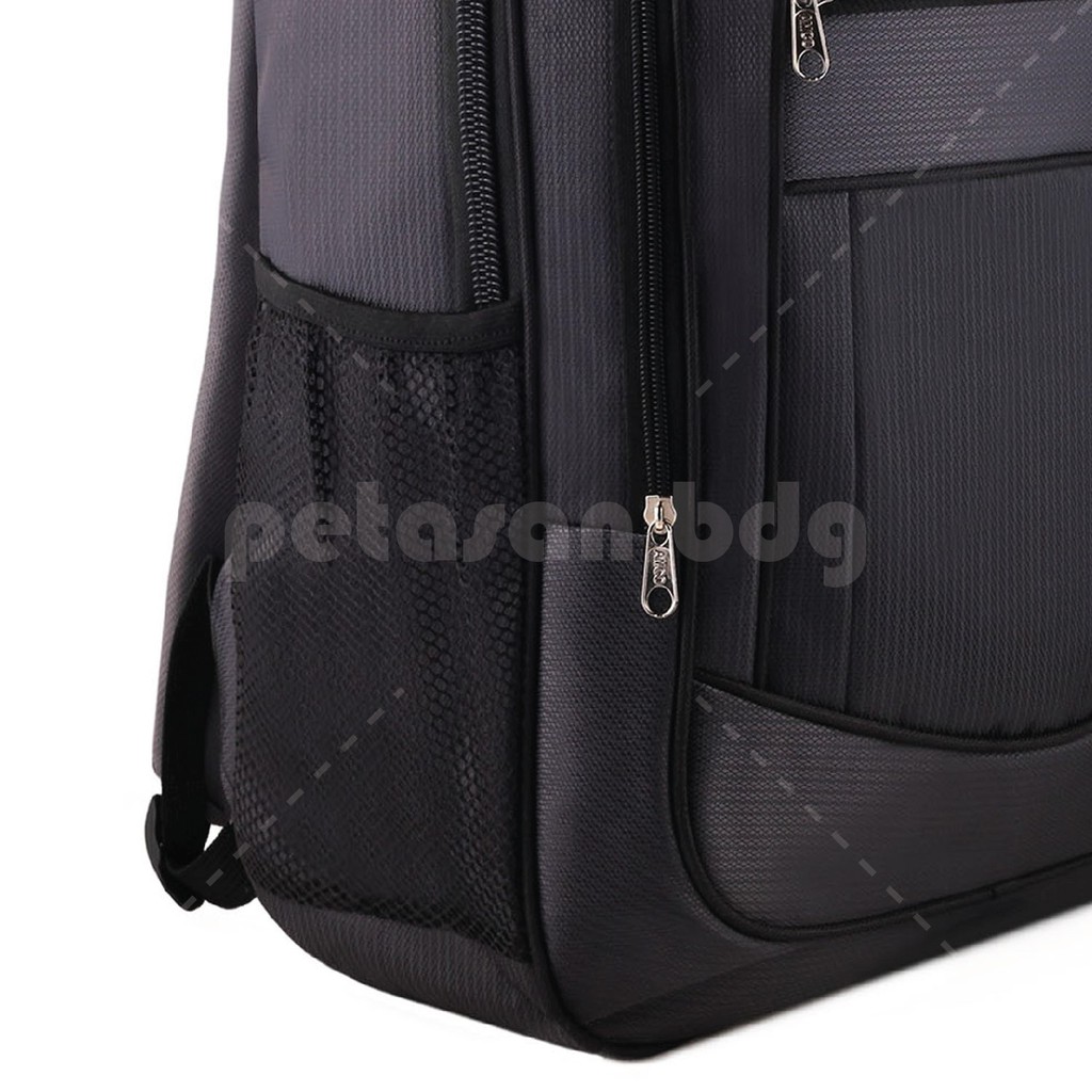 PTS -Polo USA Chameleon Backpack - Grey + Raincover FREE Jam Tangan Pria