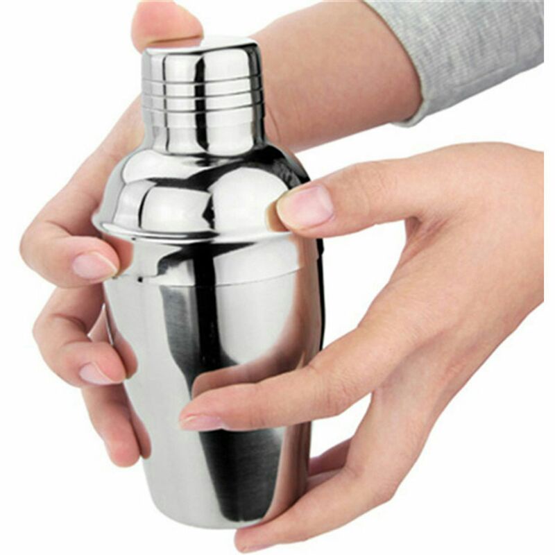 Cups Cocktail Sake Japanese Stainless Steel 200 ml - Silver