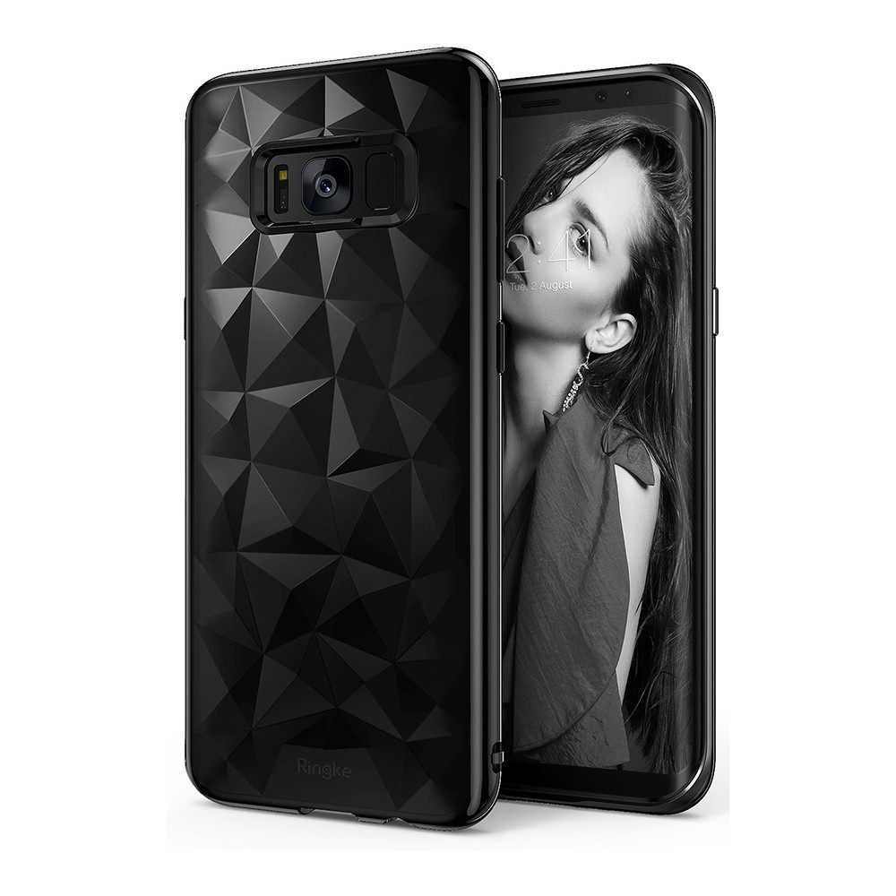 PROMO [READY GOJEK] RINGKE AIR PRISM GALAXY S8 - INK BLACK