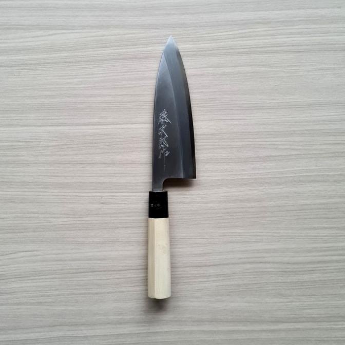 Promo Japanese Knife Tojiro Aogami Steel Deba (Rounded Blade's Spine) 165mm ada