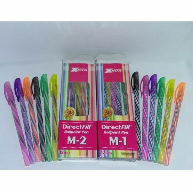 Pulpen Xdata M-1 dan M-2 / balpoint X data M2 / pen ballpoint M1