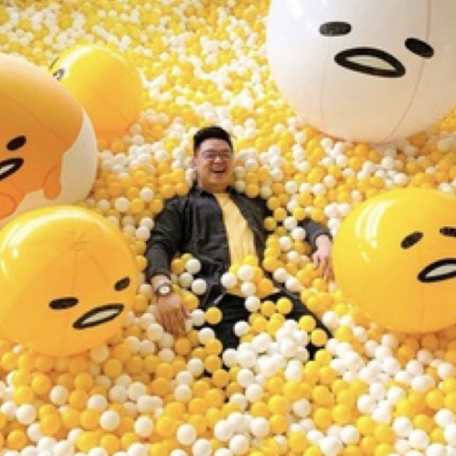 AQUATIC MANDI BOLA PUTIH KUNING 100 pcs - mainan mandi bola anak aquatic premium - mandi bola aquati