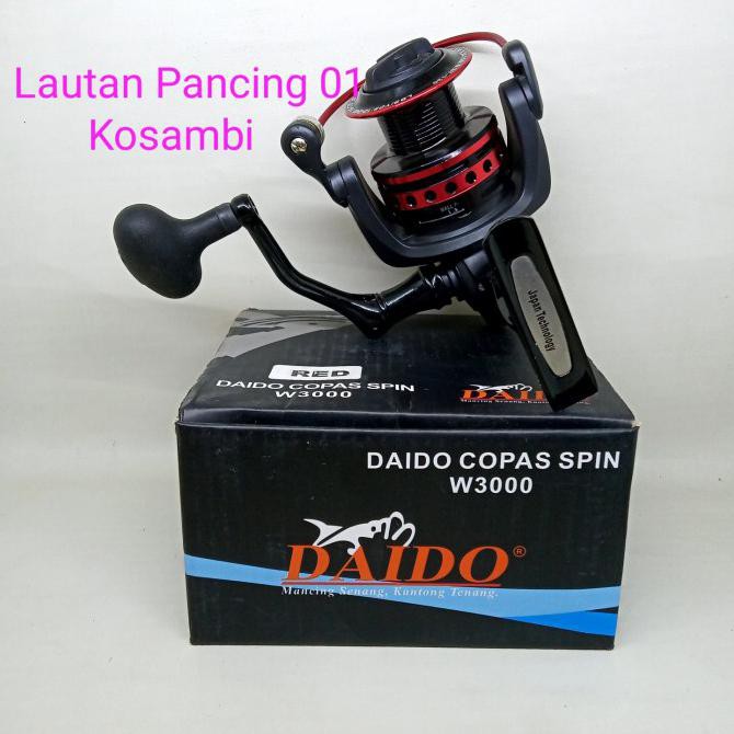 Jualan Reel Daido Copas Spin W1000/W2000/W3000/ Reel Spinning Power Handle - Gold, W2000 Diskon
