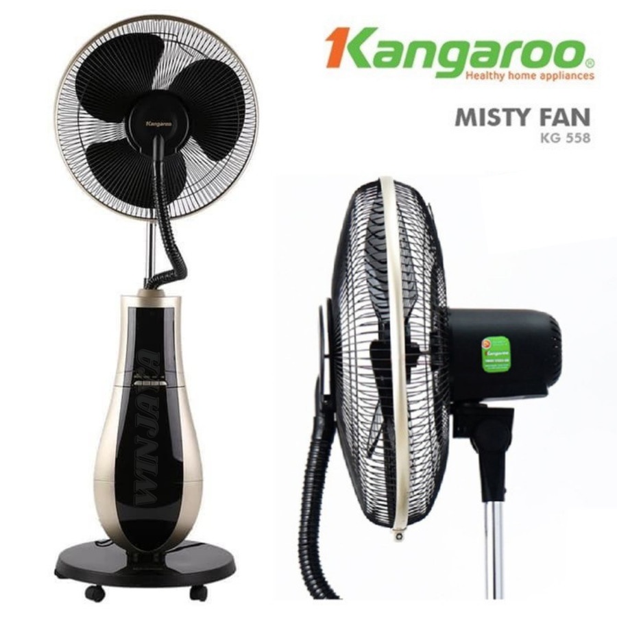 KIPAS ANGIN EMBUN MISTY FAN KANGAROO KG-550 16 INCH