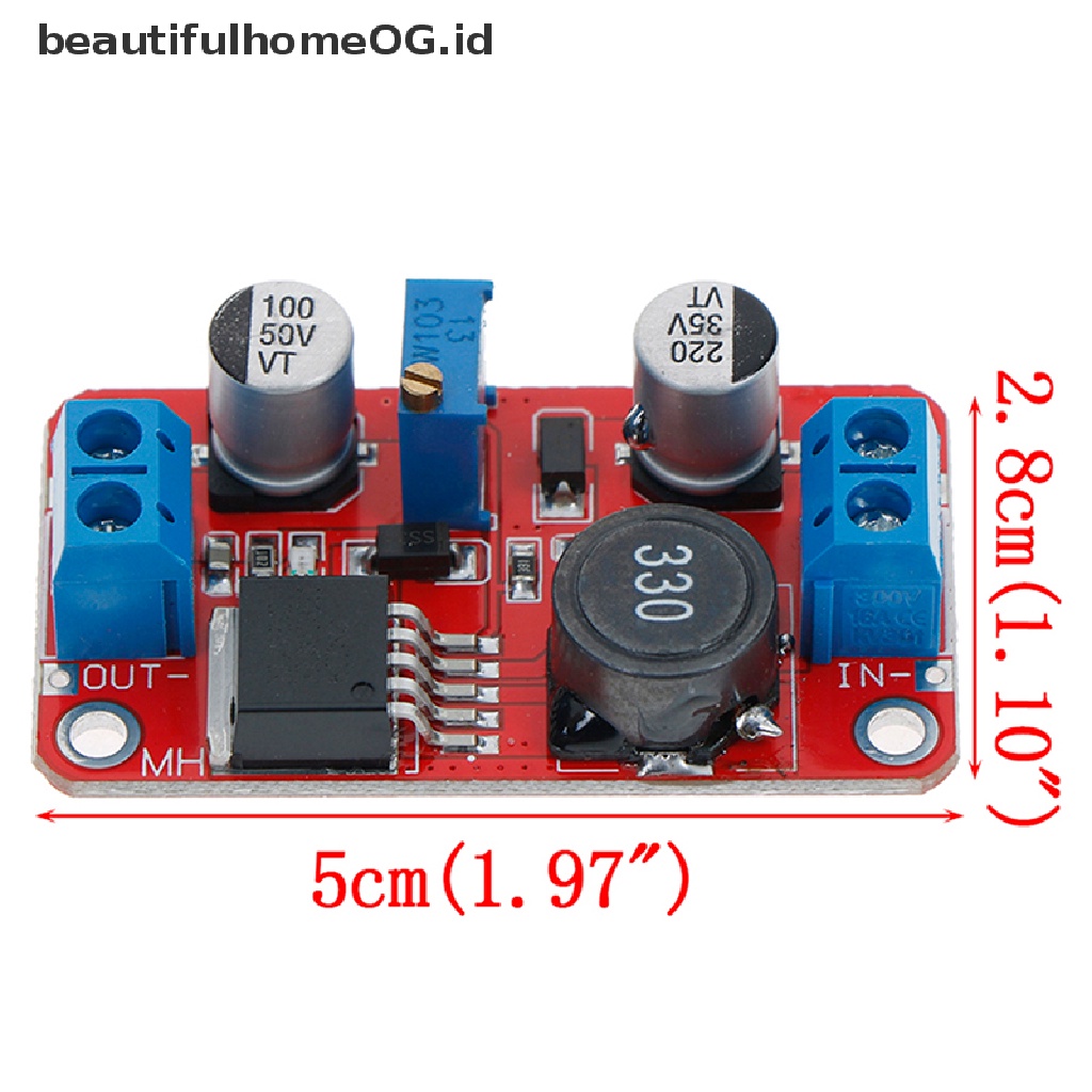 Modul power step up Konverter boost Tegangan 3.3V-35V to 5V 6V 9V 12V 24V