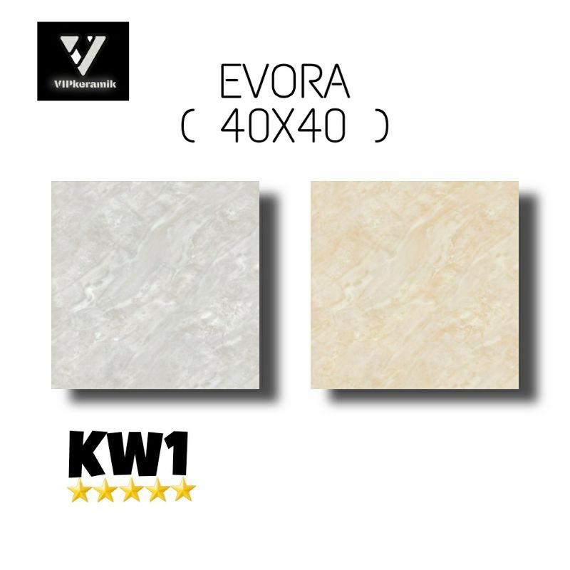 KERAMIK LANTAI KIA EVORA 40X40 KW1