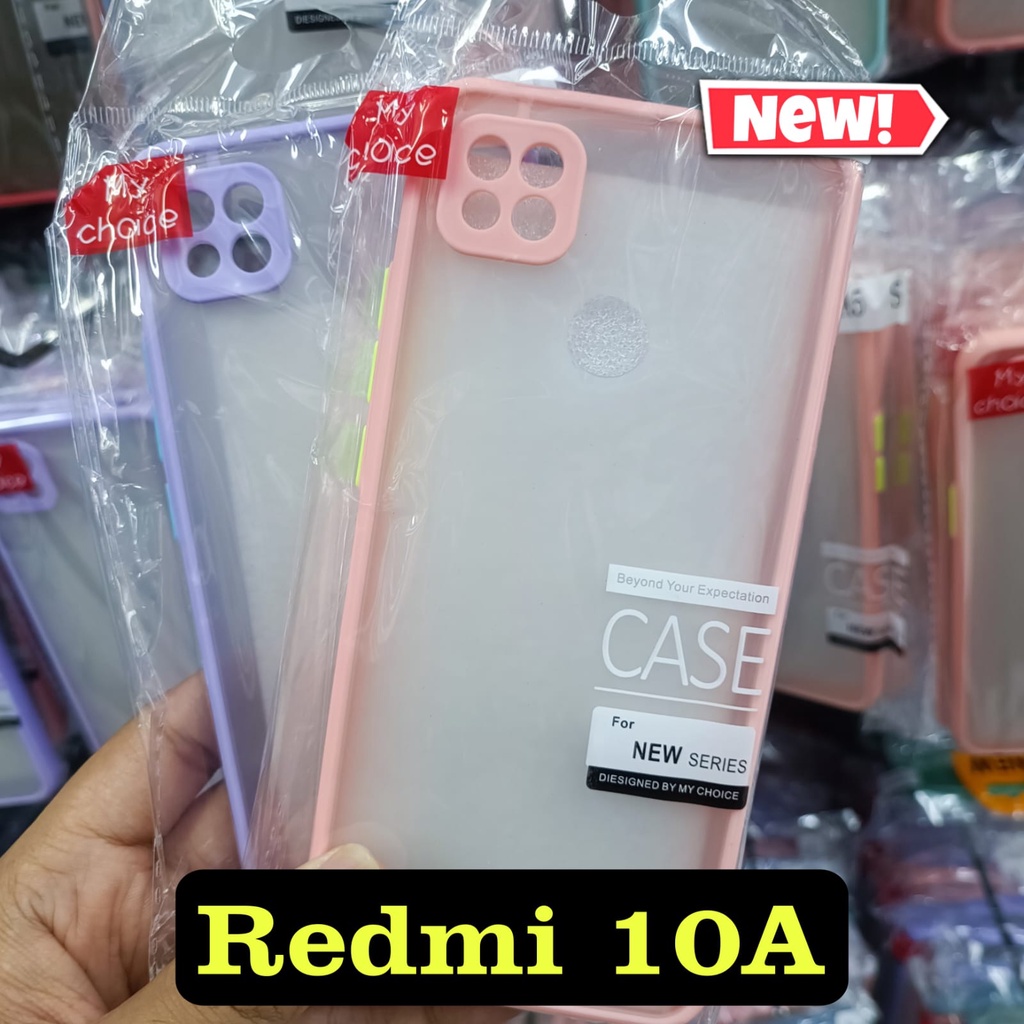 Case Xiaomi Redmi 10A Soft Case Bumper Warna Bahan Silikon Warna Mint Matte For Redmi 10A Case Dove