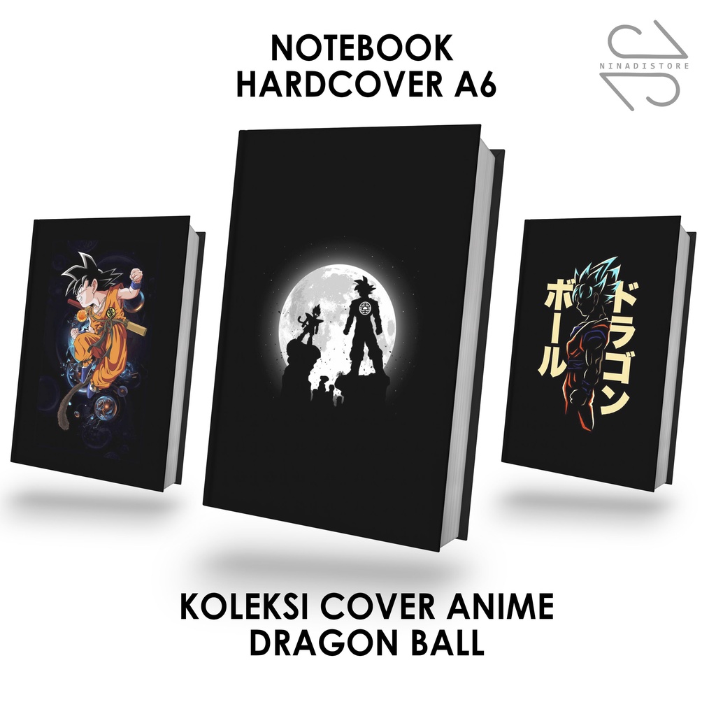 

Pocket Book/Notebook Hardcover A6 isi polos dan garis Gambar Dragon Ball