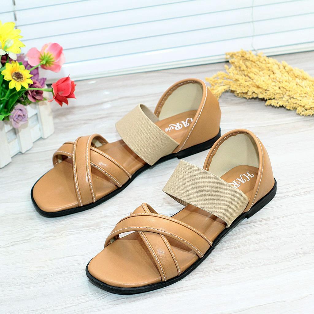 Sandal Teplek 2cm Wanita Dewasa Mangkok Karet / HR 021