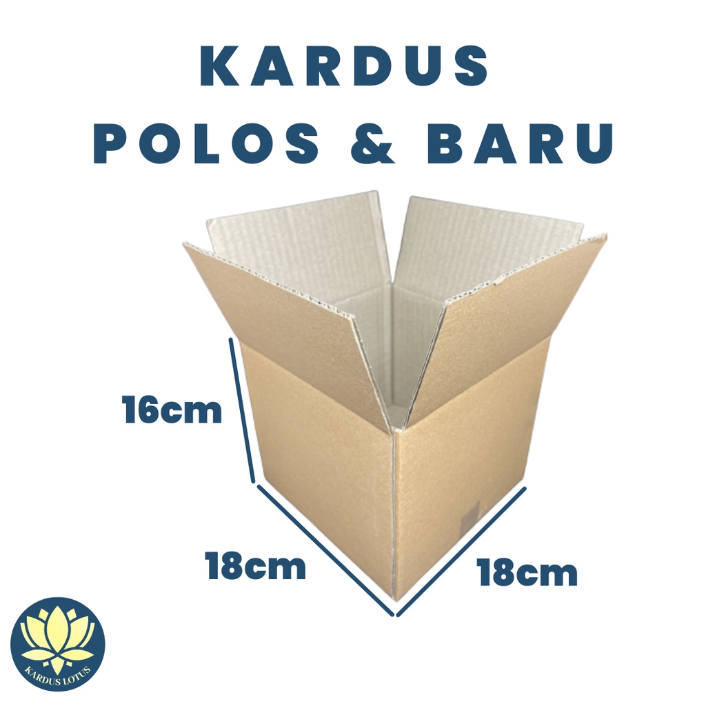 

Kardus Polos Baru (Uk. 18x18x16 cm)