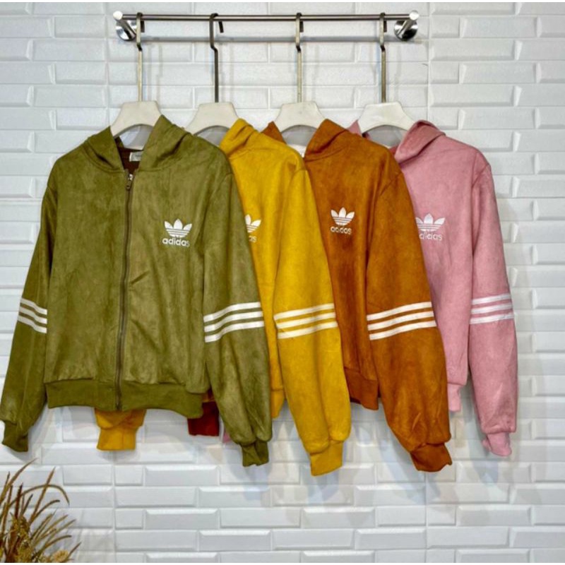 Jaket Suede Adidas Import