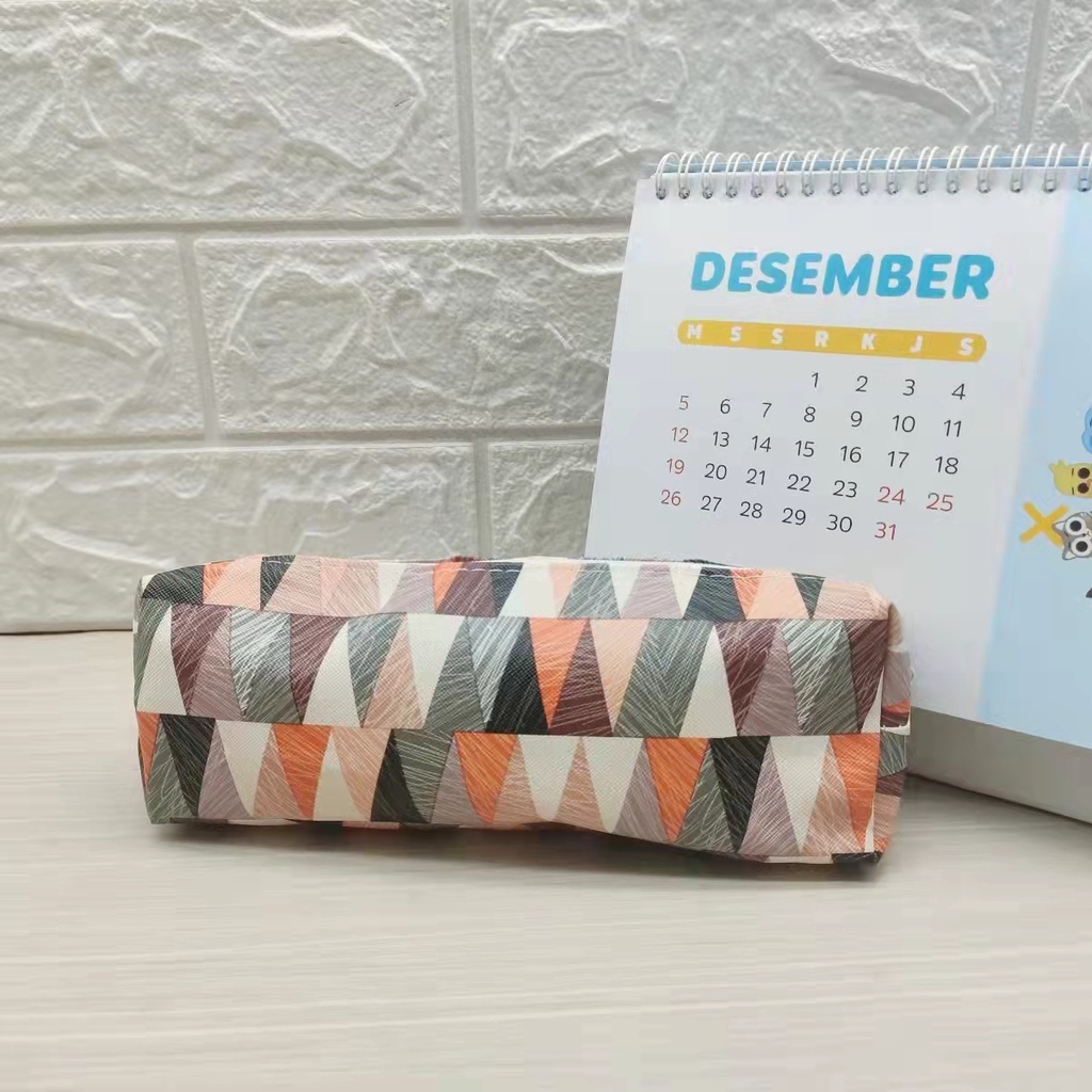 KOTAK PENSIL MOTIF KARTUN LUCU UNIK / KOTAK PULPEN / TEMPAT ALAT TULIS IMPORT BS-BERLIAN CREAM