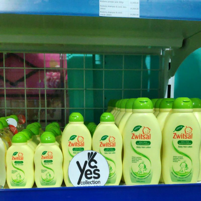 Hair lotion 100ml 200 ml zwitsal aloe Vera kemiri &amp; seledri natural switsal perawatan rambut bayi