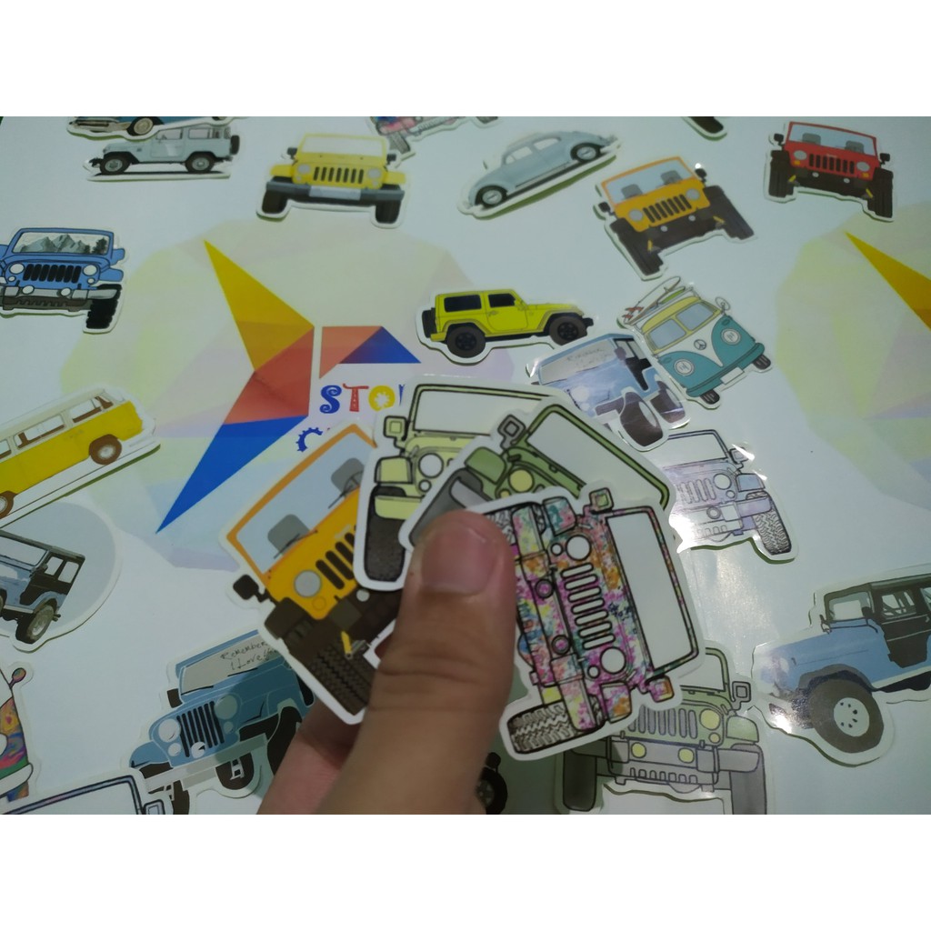 

Sticker Kendaraan Lucu Mobil Jeep